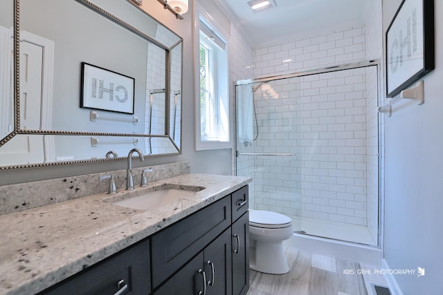 905 Burnham Ct, Aurora, IL 60502 - full bath featuring vanity and a shower stall