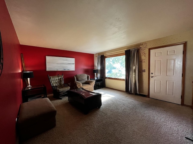 430 N 2nd St, Tonica, IL 61370 - view of carpeted living area