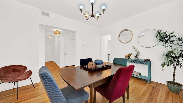 5150 S King Dr Unit A1, Chicago, IL 60615 - dining area featuring a chandelier and light wood-type flooring