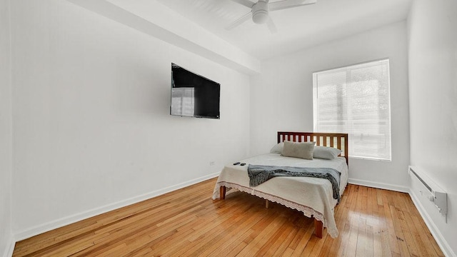 5150 S King Dr Unit A1, Chicago, IL 60615 - bedroom featuring light wood finished floors and a ceiling fan