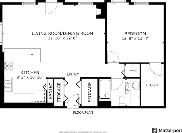 2809 N Wolcott Ave Unit H, Chicago, IL 60657 - view of home floor plan