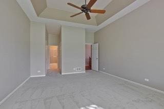 3942 Honeymoon Rdg, Lake In The Hills, IL 60156 - unfurnished bedroom with a tray ceiling and carpet
