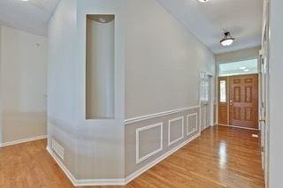 3942 Honeymoon Rdg, Lake In The Hills, IL 60156 - hall with wood finished floors