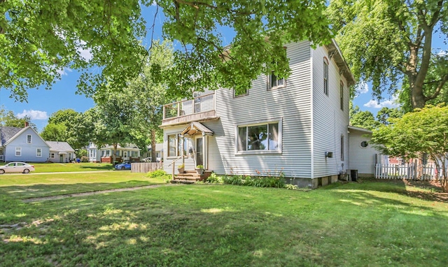 403 E Cooke St, Mount Pulaski, IL 62548 - view of front of home with a balcony