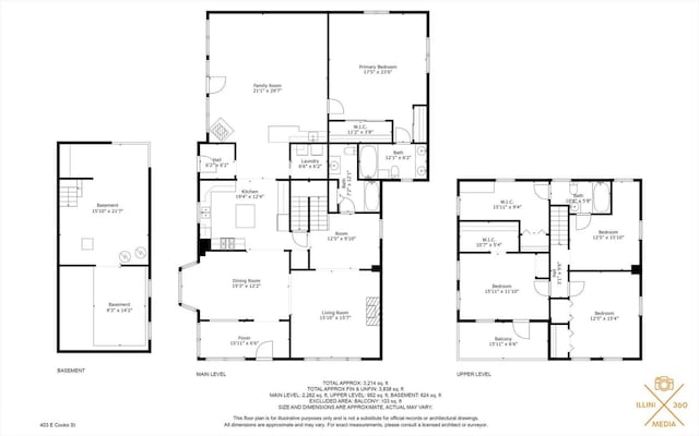 403 E Cooke St, Mount Pulaski, IL 62548 - view of home floor plan