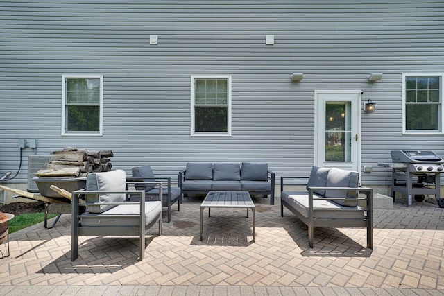 228 Juneway Ter, Lake Bluff, IL 60044 - view of patio / terrace featuring a grill and an outdoor living space