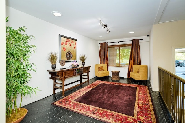 7033 N Kedzie Ave Unit 1706, Chicago, IL 60645 - sitting room with baseboards and recessed lighting