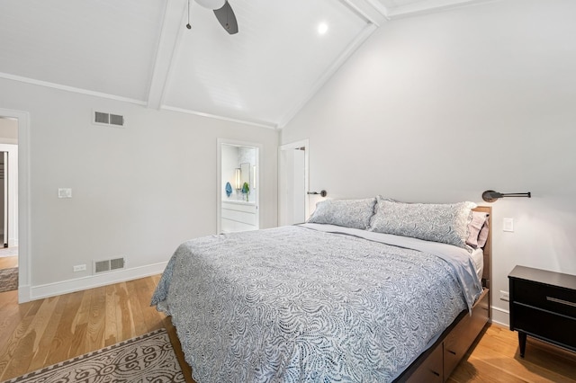 624 Laurel Ave, Wilmette, IL 60091 - bedroom with light wood-type flooring, ceiling fan, and ornamental molding