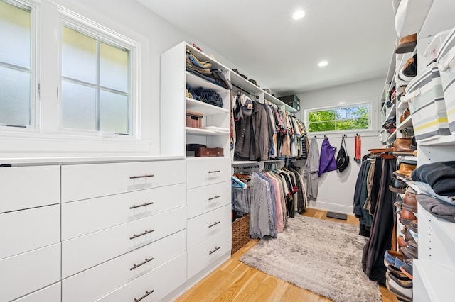 624 Laurel Ave, Wilmette, IL 60091 - walk in closet featuring light wood-style floors