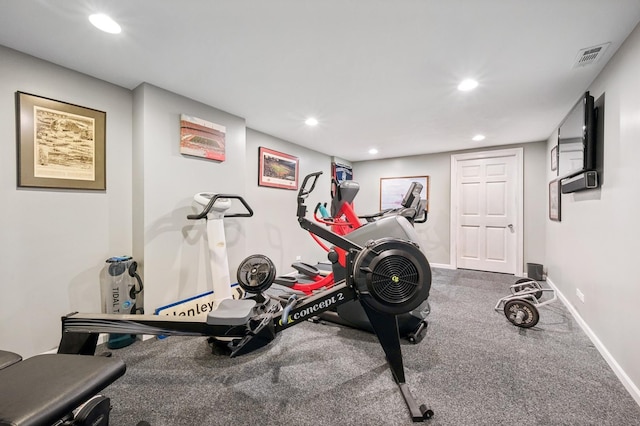 624 Laurel Ave, Wilmette, IL 60091 - exercise room featuring recessed lighting