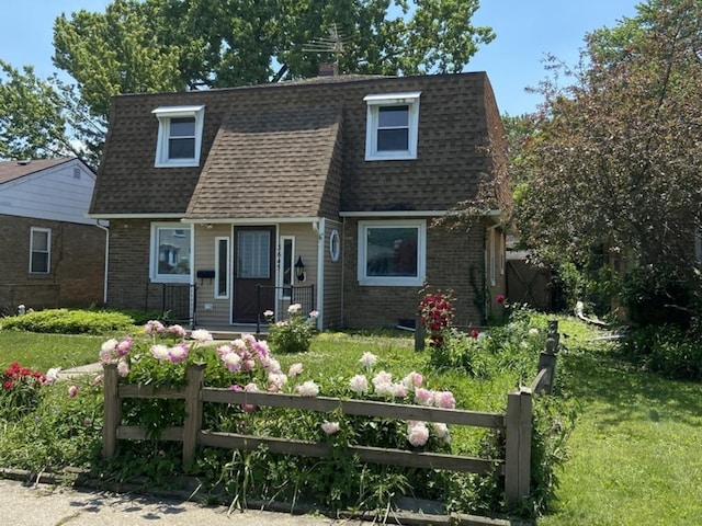 3645 177th Pl, Lansing, IL 60438 - view of front of home with roof with shingles, brick siding, and a chimney