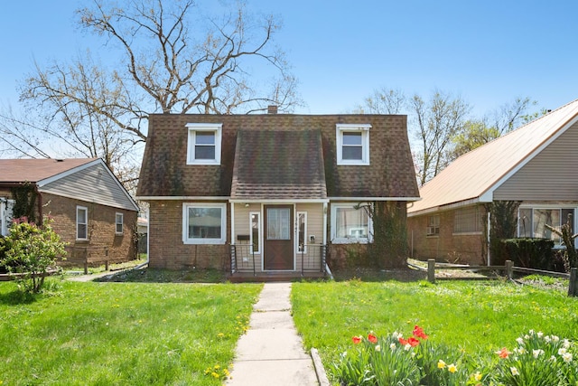 3645 177th Pl, Lansing, IL 60438 - view of front of home with a shingled roof and a front lawn