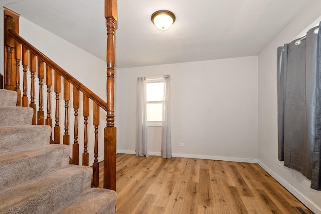 3645 177th Pl, Lansing, IL 60438 - stairs with wood finished floors and baseboards