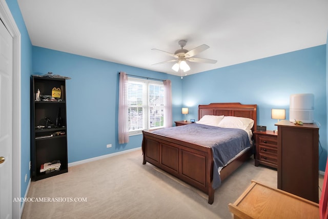 4 Dryden Ct, Algonquin, IL 60102 - bedroom featuring light colored carpet and ceiling fan