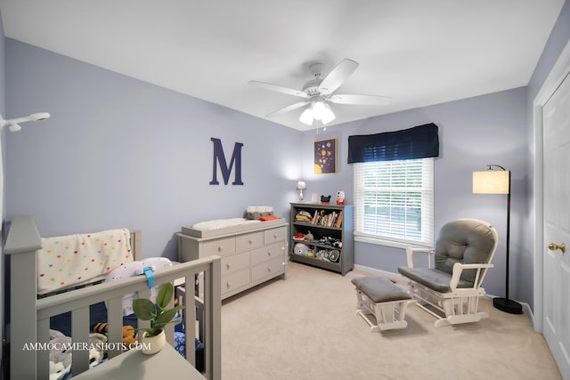 4 Dryden Ct, Algonquin, IL 60102 - bedroom featuring light colored carpet and a ceiling fan