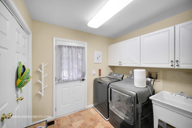 4 Dryden Ct, Algonquin, IL 60102 - laundry room with cabinet space and washing machine and dryer