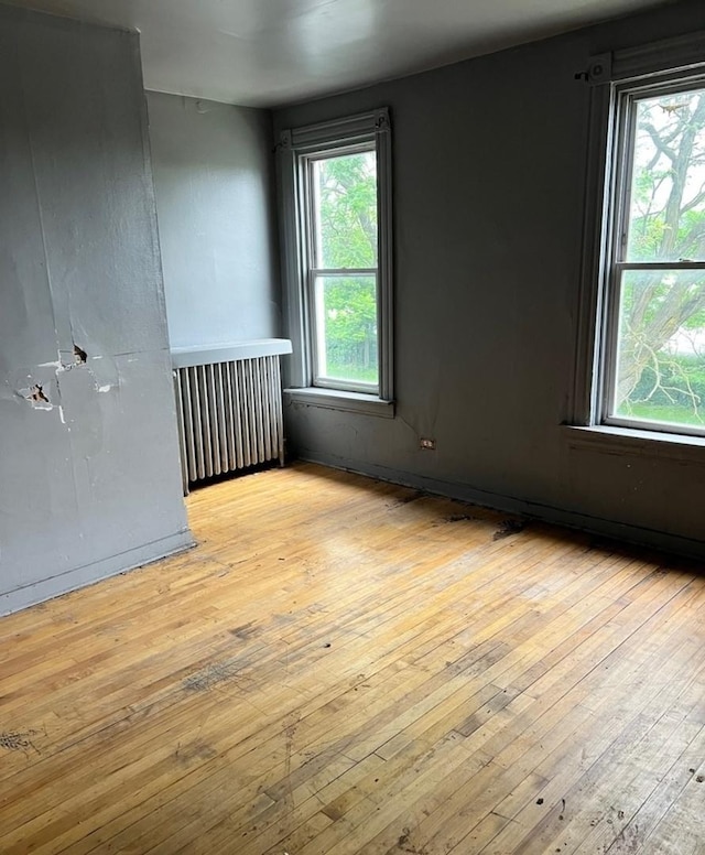 10614 S Langley Ave Unit 10614, Chicago, IL 60628 - unfurnished room with radiator heating unit and hardwood / wood-style flooring