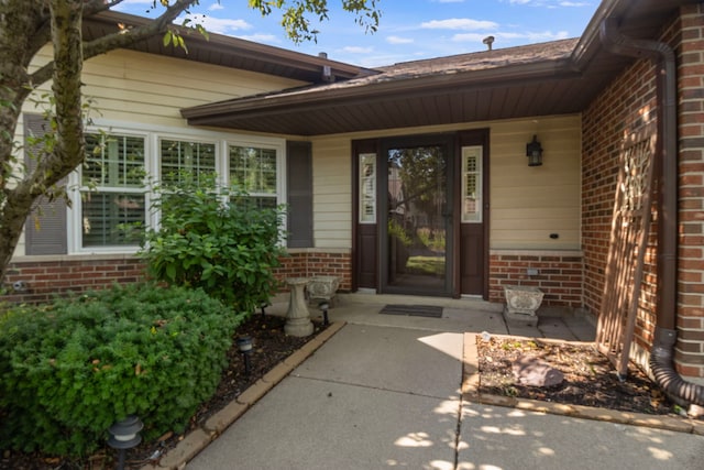 21309 Silktree Cir, Plainfield, IL 60544 - property entrance with brick siding and a porch