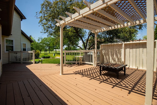 21309 Silktree Cir, Plainfield, IL 60544 - wooden terrace with a pergola