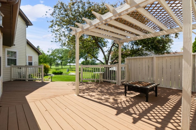21309 Silktree Cir, Plainfield, IL 60544 - wooden deck with a pergola