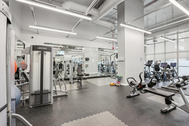 655 W Irving Park Rd Unit 2805, Chicago, IL 60613 - view of exercise room