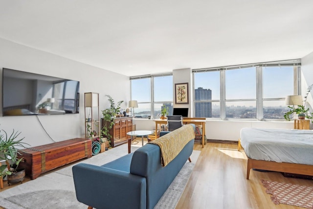 655 W Irving Park Rd Unit 2805, Chicago, IL 60613 - living room with light wood-style floors