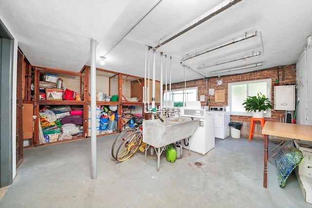 4113 W Cullom Ave Unit 1C, Chicago, IL 60641 - garage with washer and dryer