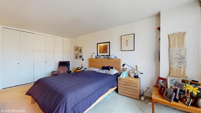 601 E 32nd St Unit 210, Chicago, IL 60616 - bedroom with carpet flooring and a closet