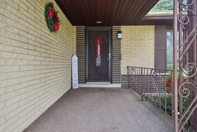 949 E 170th St, South Holland, IL 60473 - property entrance featuring brick siding and covered porch