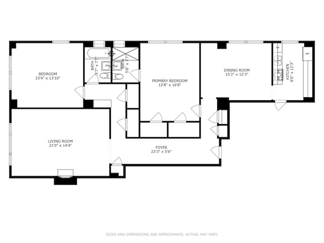 1755 E 55th St Unit 503, Chicago, IL 60615 - view of floor plan / room layout