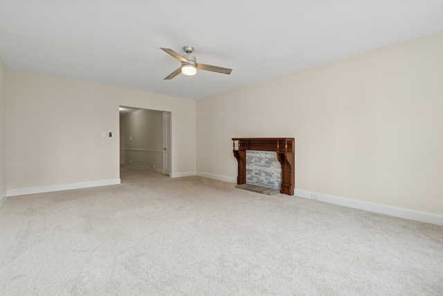 1755 E 55th St Unit 503, Chicago, IL 60615 - unfurnished room featuring ceiling fan and light colored carpet