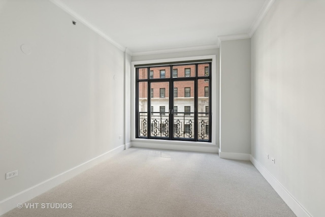 2550 N Lakeview Ave Unit N204, Chicago, IL 60614 - spare room with crown molding and carpet floors
