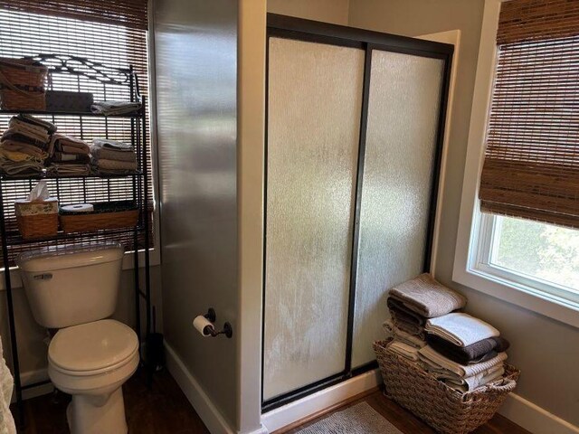 1591 N 2700 E Rd, Sheldon, IL 60966 - bathroom featuring baseboards and a stall shower