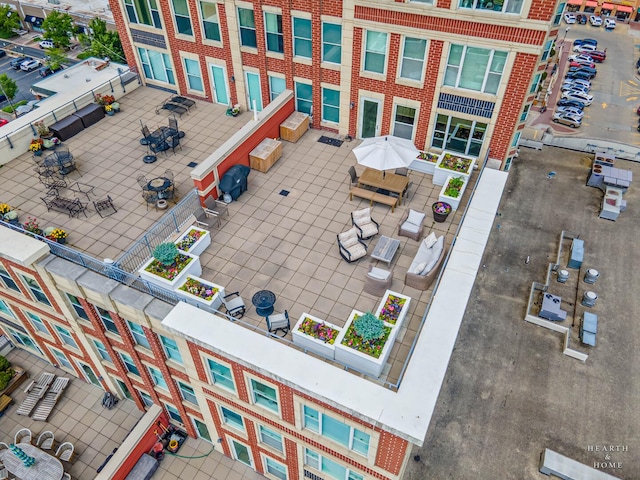 77 S Evergreen Ave Unit 1103, Arlington Heights, IL 60005 - aerial view