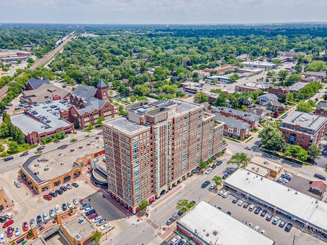 77 S Evergreen Ave Unit 1103, Arlington Heights, IL 60005 - drone / aerial view