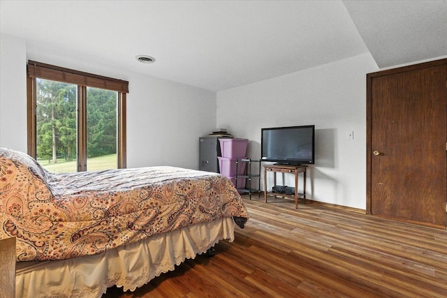 3125 Chellington Dr, Johnsburg, IL 60051 - bedroom with wood finished floors and access to outside