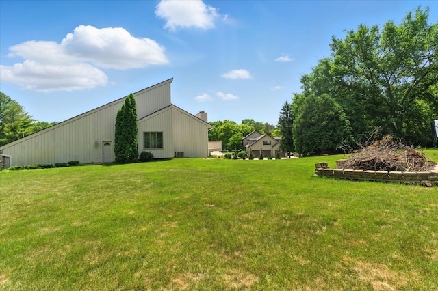 3125 Chellington Dr, Johnsburg, IL 60051 - view of green lawn with a pole building and an outdoor structure