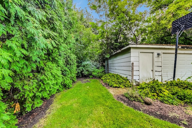 218 N Merrill St, Park Ridge, IL 60068 - view of green lawn with an outdoor structure