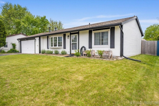 2009 Chaplin Ct, Hanover Park, IL 60133 - single story home with an attached garage and asphalt driveway