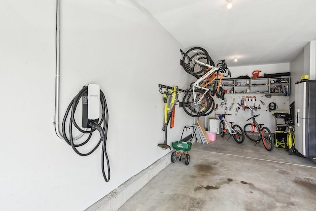 3620 Ambrosia Dr, Naperville, IL 60564 - garage with bike storage