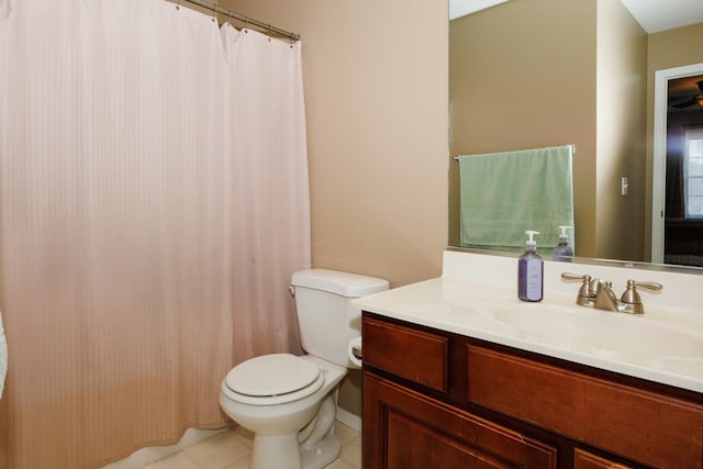 7 Crystal Ct, Bloomington, IL 61704 - full bathroom with vanity, tile patterned flooring, and shower / tub combo