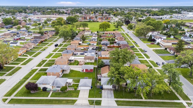 7707 S Oketo Ave, Bridgeview, IL 60455 - aerial view of property and surrounding area with nearby suburban area