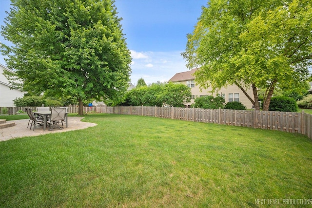 529 Hammer Ln, North Aurora, IL 60542 - fenced backyard with a patio