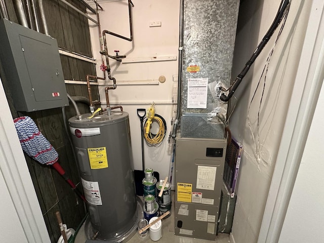 200 Deborah Ln Unit 13C, Wheeling, IL 60090 - utility room with water heater and electric panel