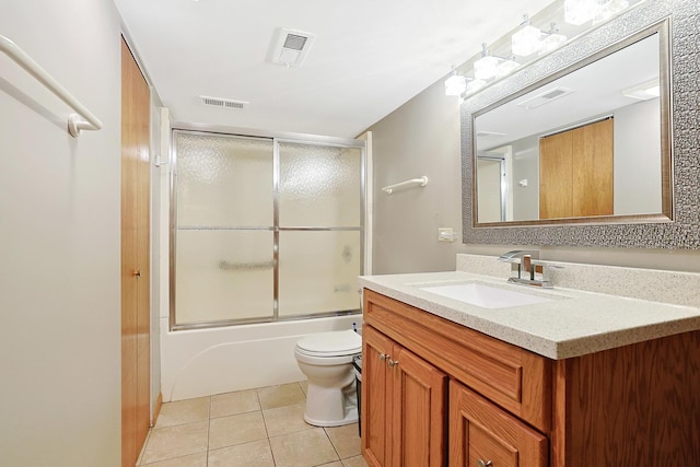 6316 Knollwood Ct, Lisle, IL 60532 - full bath with vanity, enclosed tub / shower combo, and tile patterned flooring