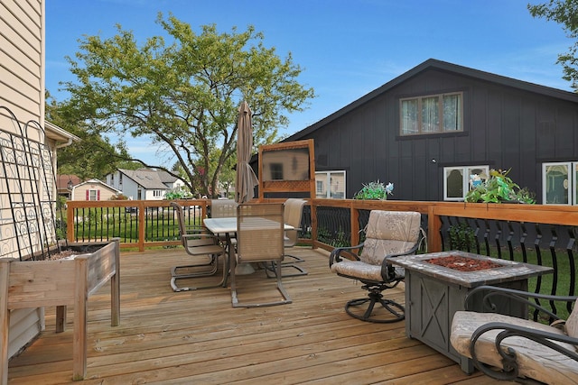 6316 Knollwood Ct, Lisle, IL 60532 - wooden deck with outdoor dining space