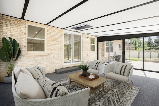 716 Somerset Ln, Darien, IL 60561 - sunroom / solarium with outdoor lounge area