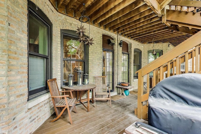 917 W Gunnison St Unit 1W, Chicago, IL 60640 - porch with a grill