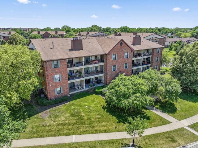 671 Hapsfield Ln Unit 105, Buffalo Grove, IL 60089 - view of property featuring a residential view