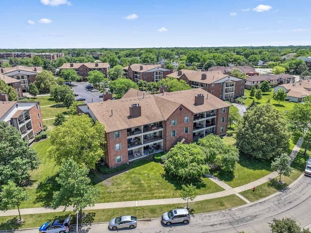 671 Hapsfield Ln Unit 105, Buffalo Grove, IL 60089 - bird's eye view